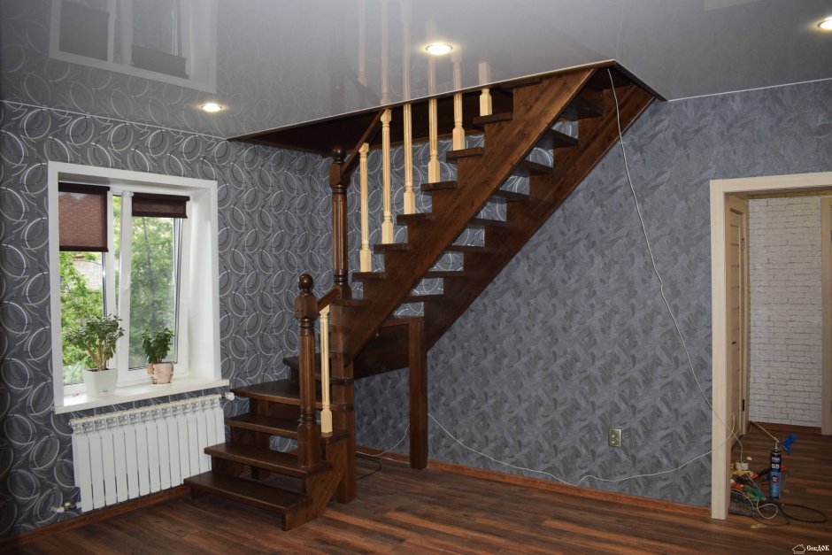 Декорирование лестницы в доме