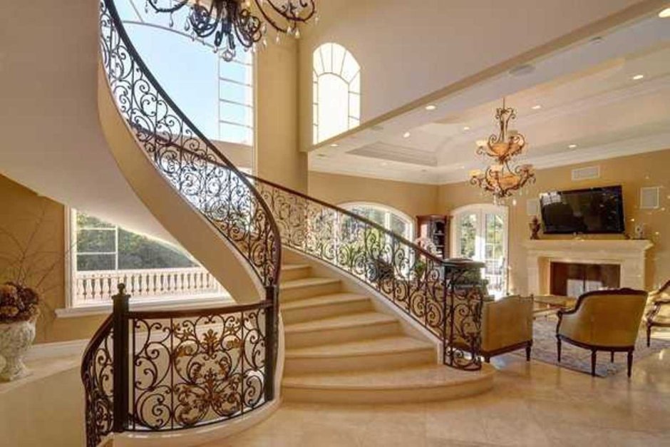 Красивые лестницы в доме