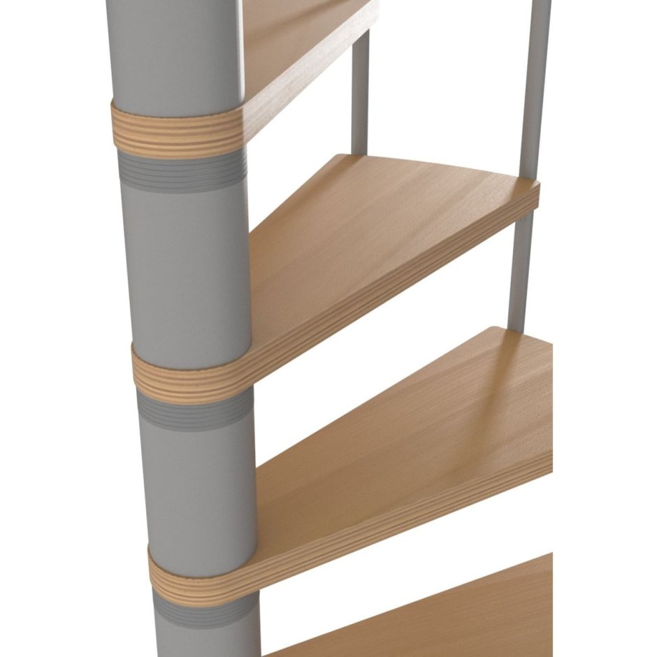 Модульная лестница с забежными 180 градусов Леруа Мерлен