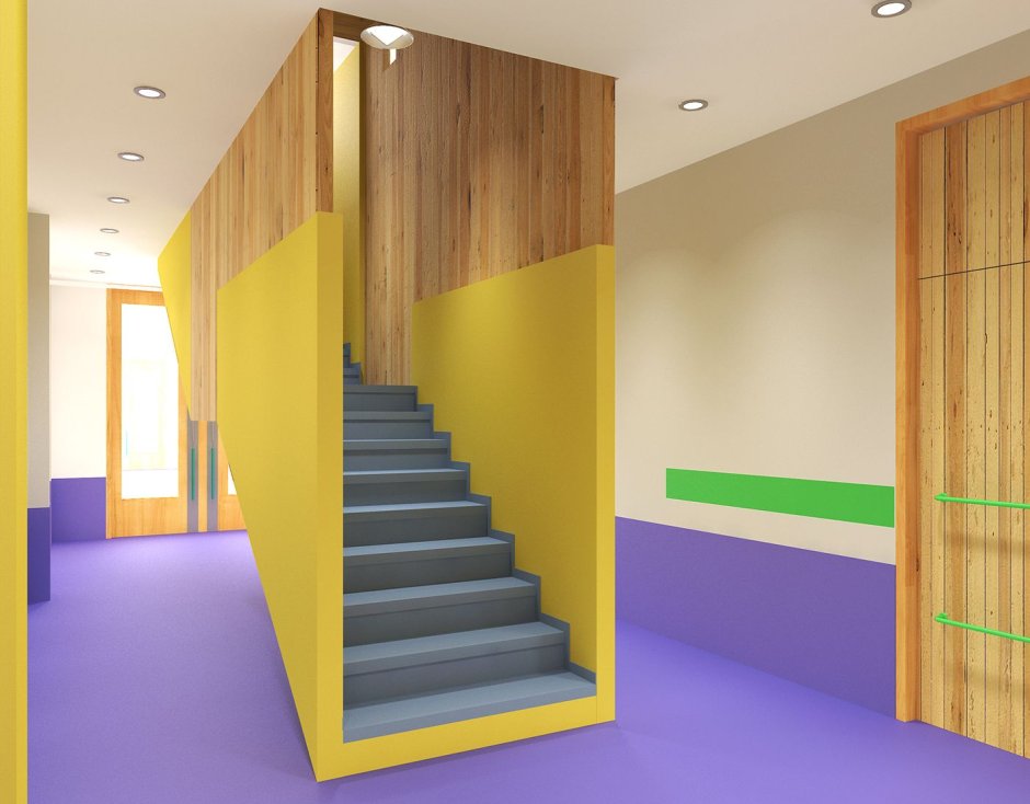 Дизайн школьных лестниц