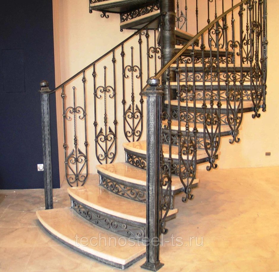 Кованые металлические лестницы