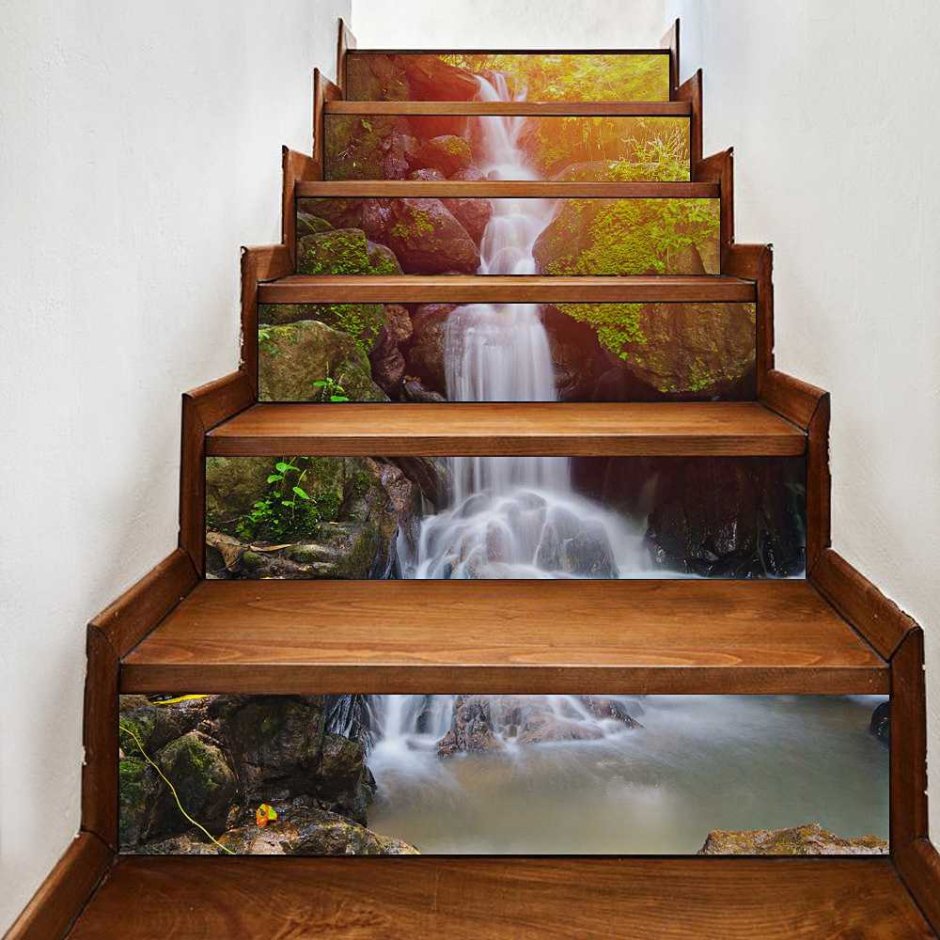 Декор ступеней лестницы