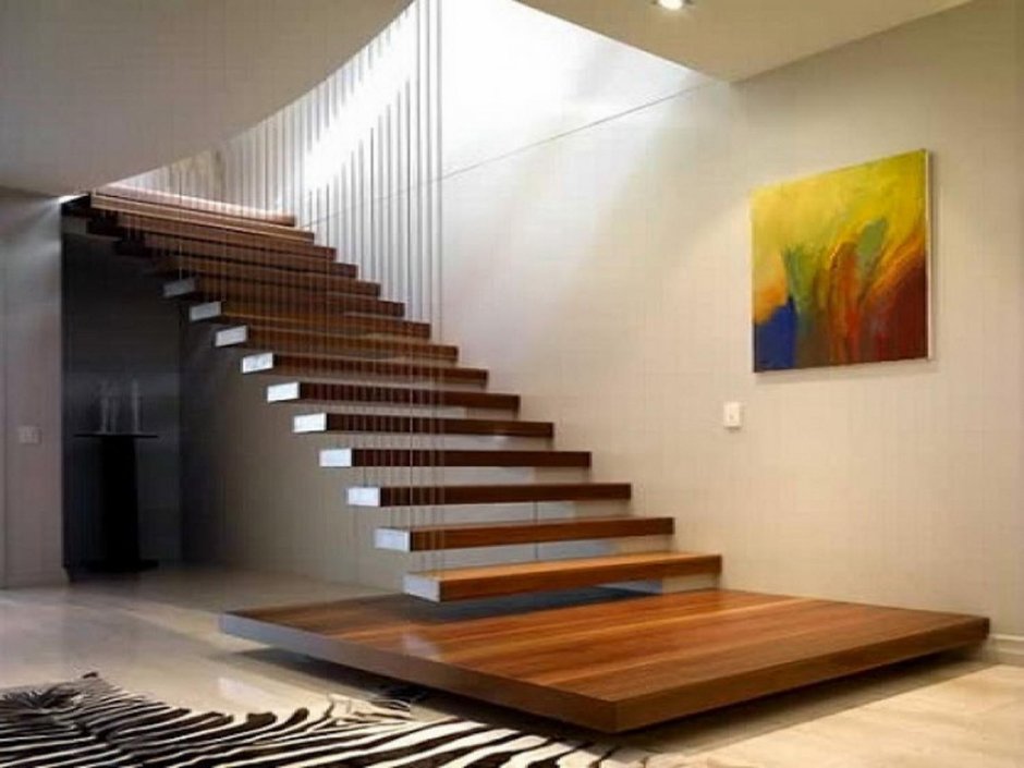 Лестница в минималистическом стиле