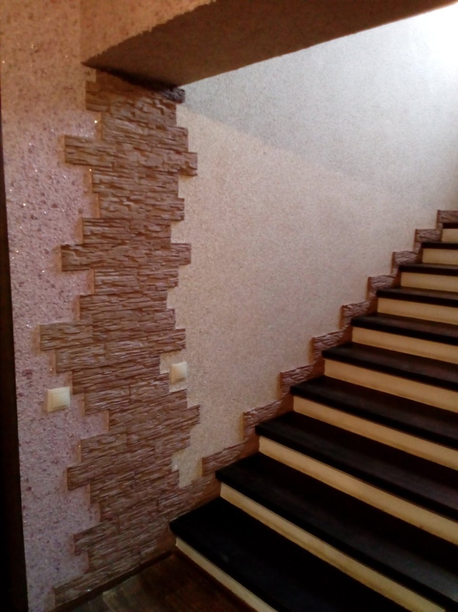 Декоративная отделка лестницы