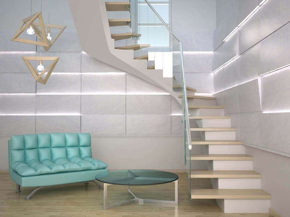 Лестница в минималистическом стиле
