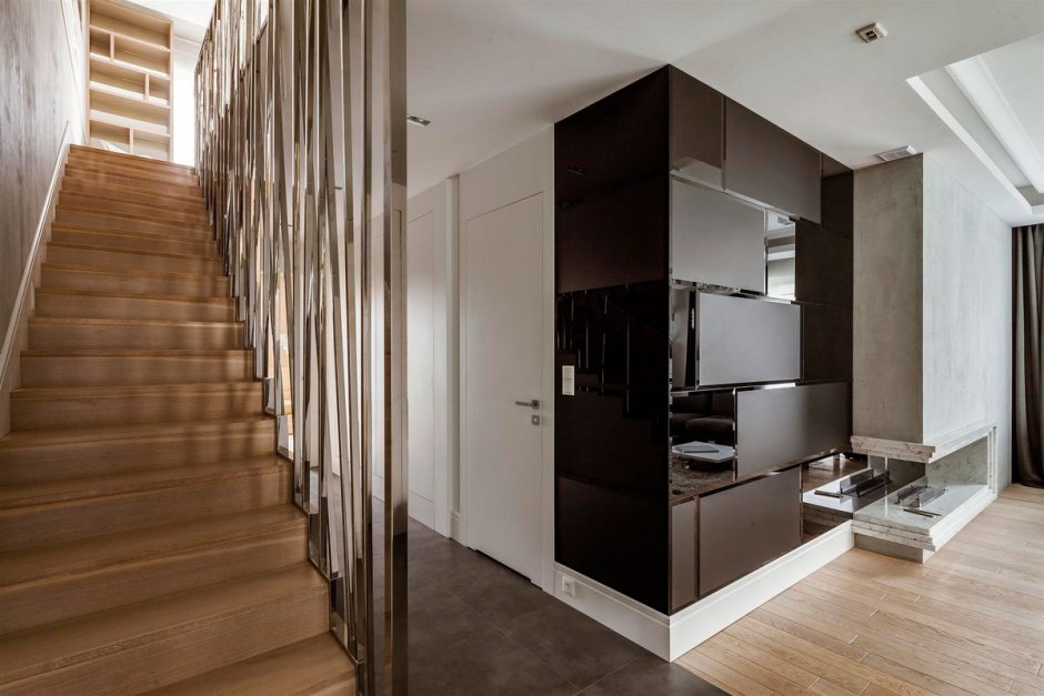 Двухэтажные квартиры в минималистическом стиле