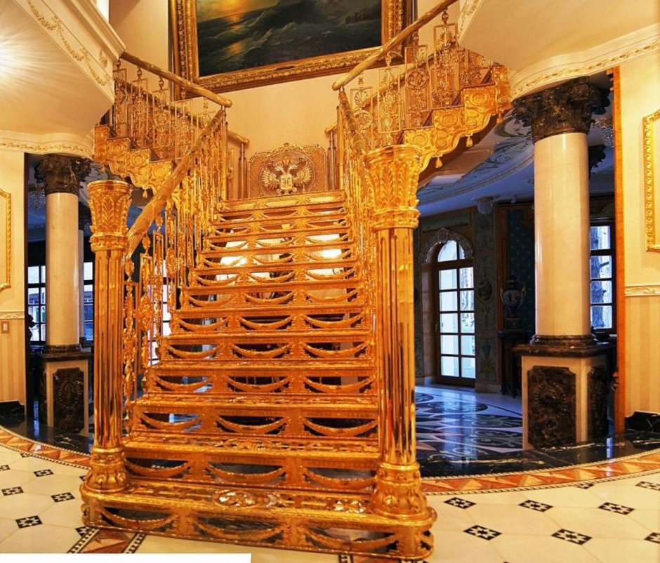 Лестница в стиле Барокко (57 фото)