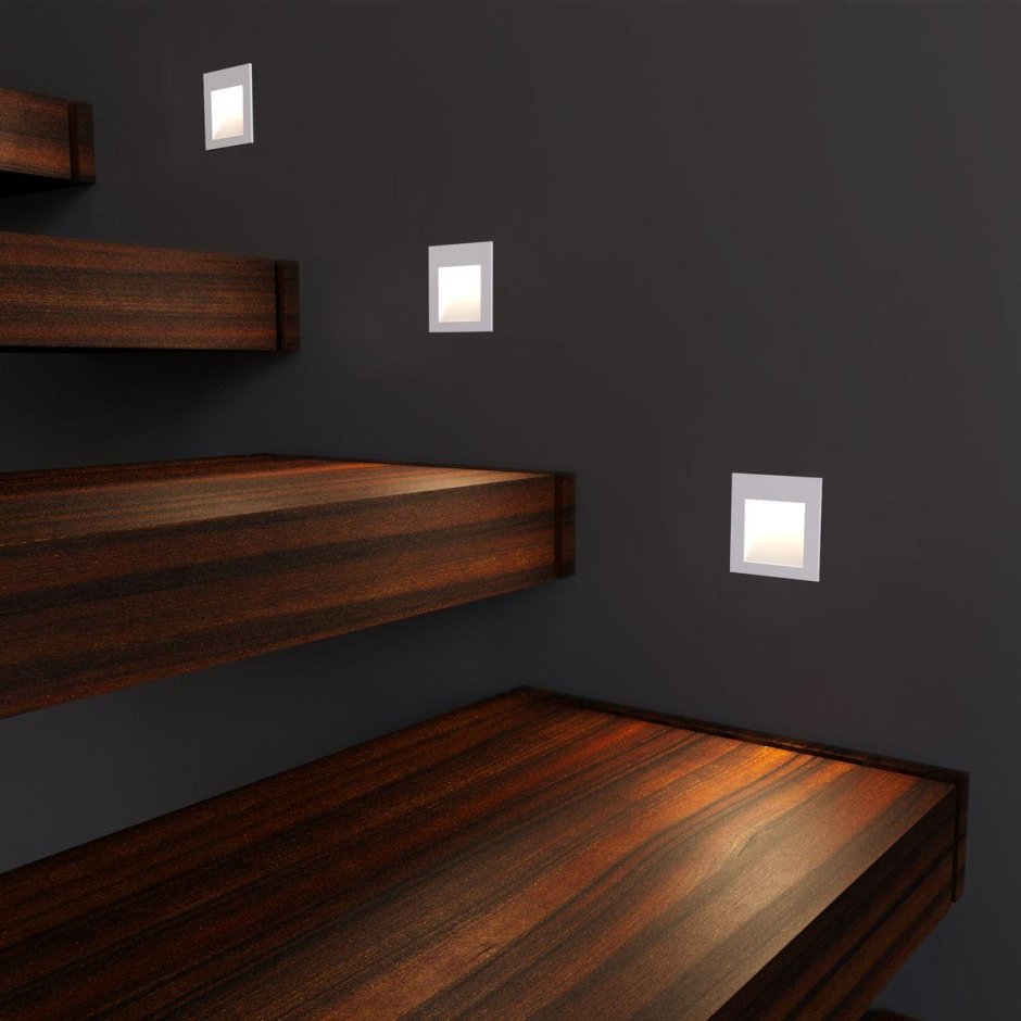 Лестницы в современных домах с подсветкой