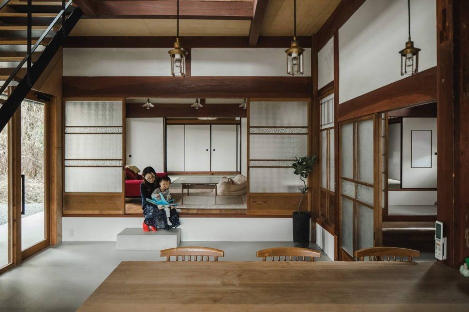 Спальня в японском стиле и хайтек