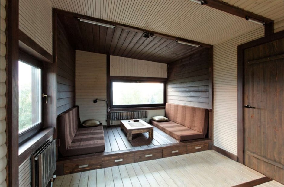 Дизайн внутренней отделки деревянного дома