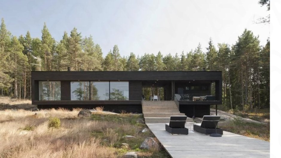Финские дома с плоской крышей