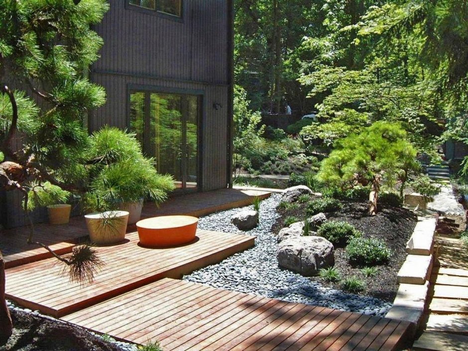 Японский садик на участке