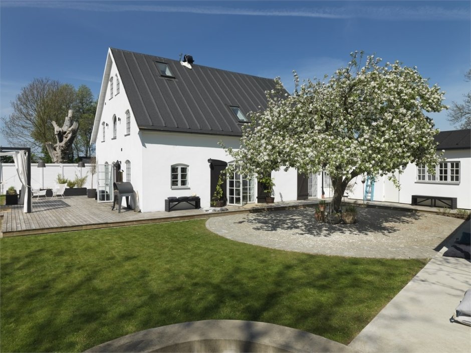 Интерьер каркасного дома в скандинавском стиле