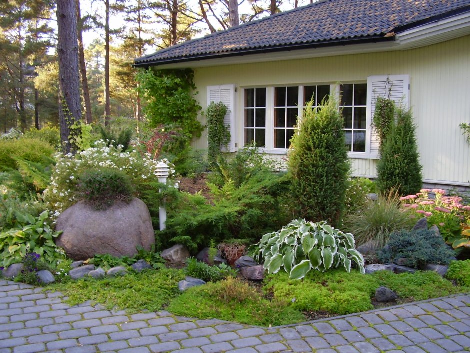 Садовый домик в скандинавском стиле