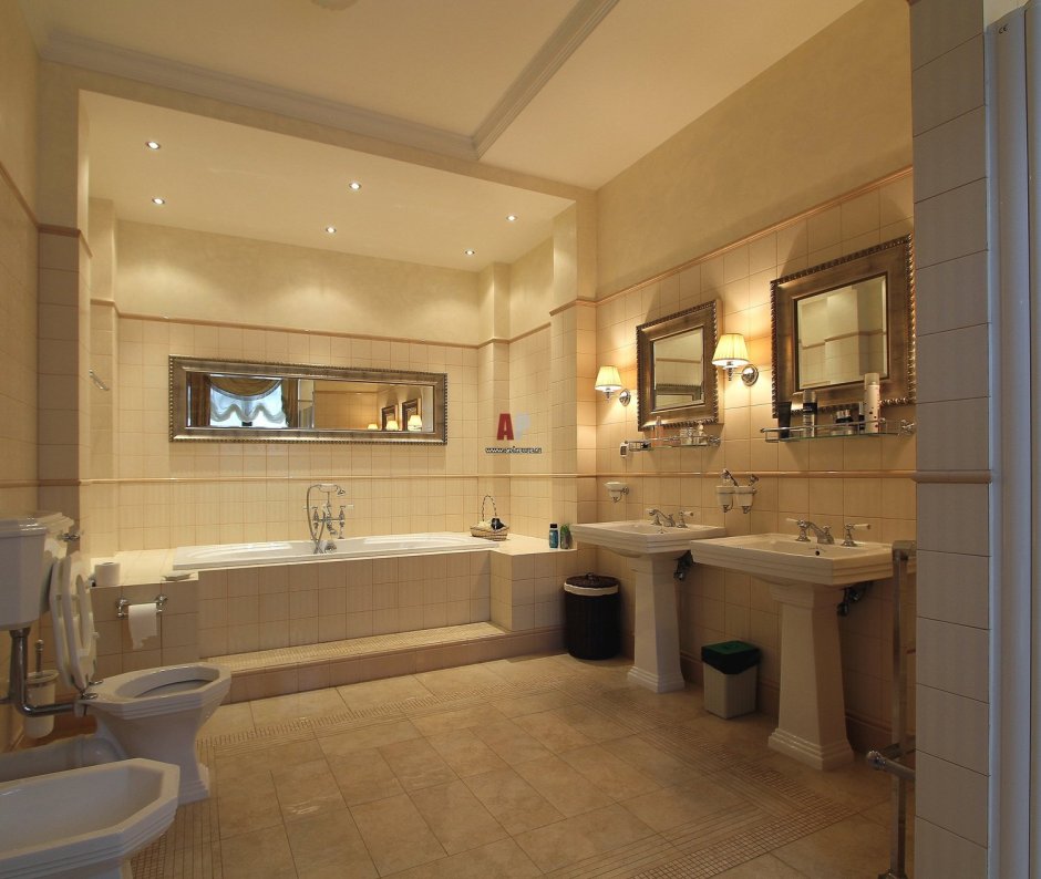 Ванные комнаты в частном доме