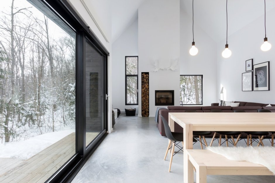 Дом в стиле скандинавского минимализма