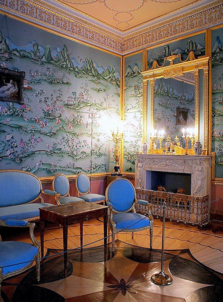 Китайская голубая гостиная Екатерининского дворца