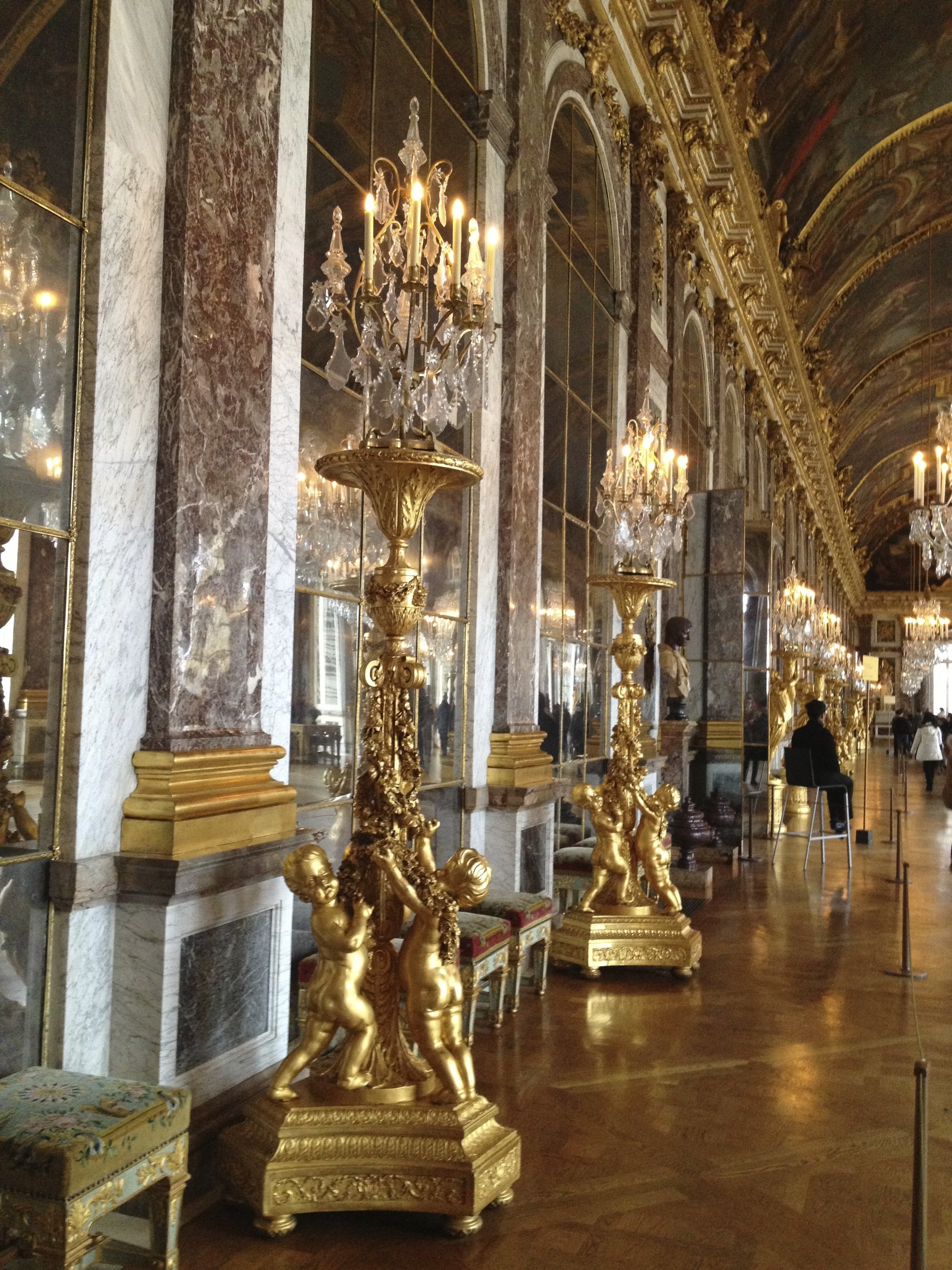 Версальский дворец зеркальный зал