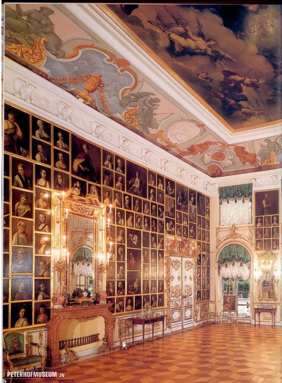 Китайский кабинет дворца Монплезир в Петергофе