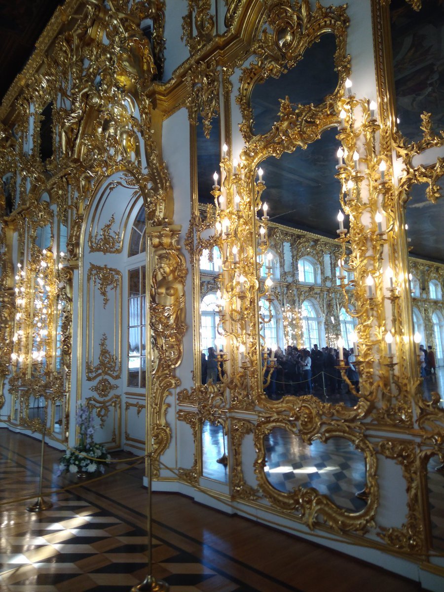 Екатерининский дворец внутри Тронный зал