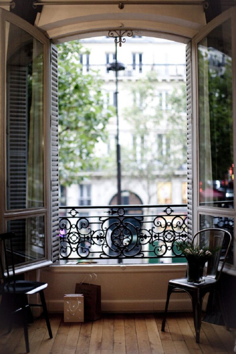 Французский балкон изнутри