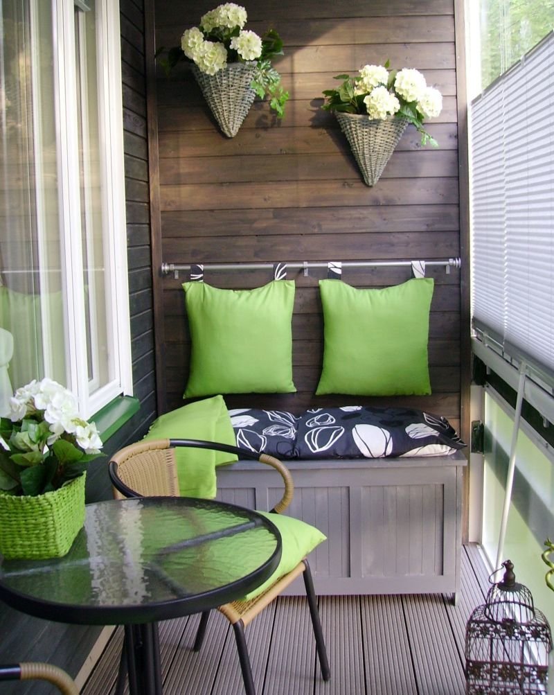 Интерьер балкона