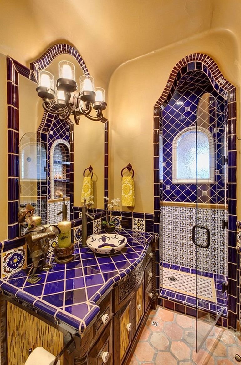 Туалет в марокканском стиле