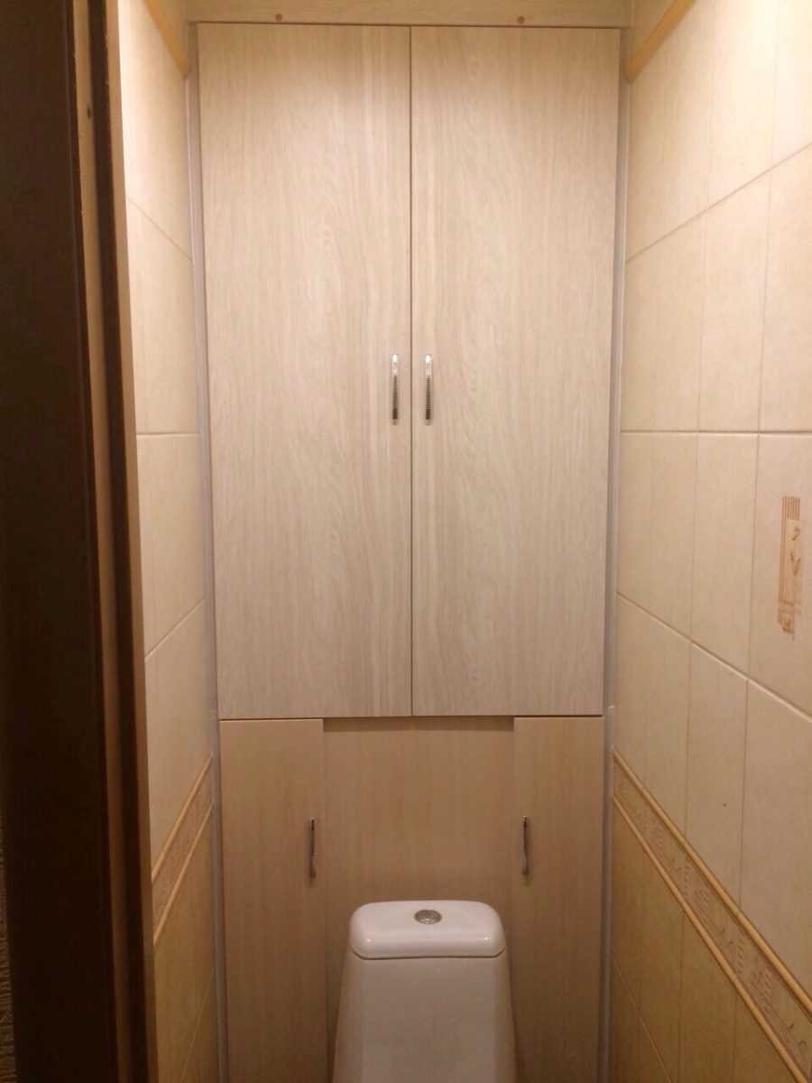 Панельный шкаф в туалете