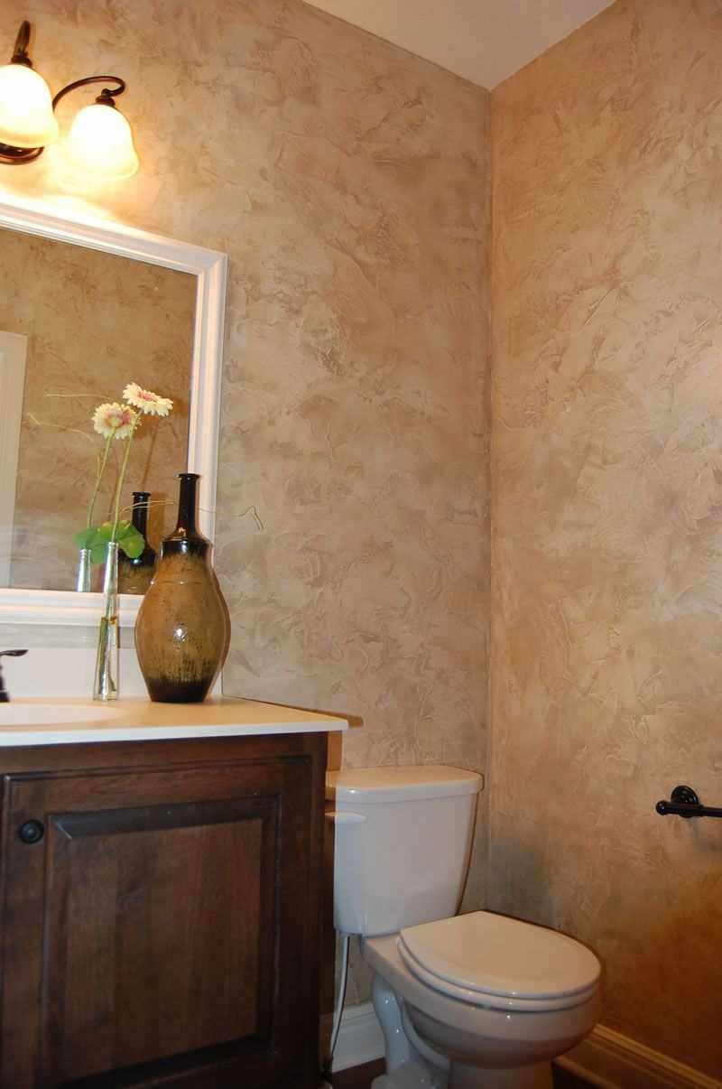Золотая мозаика в ванную комнату