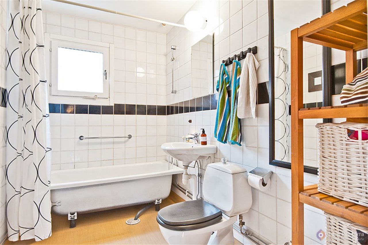 ремонт ванной комнаты в скандинавском стиле