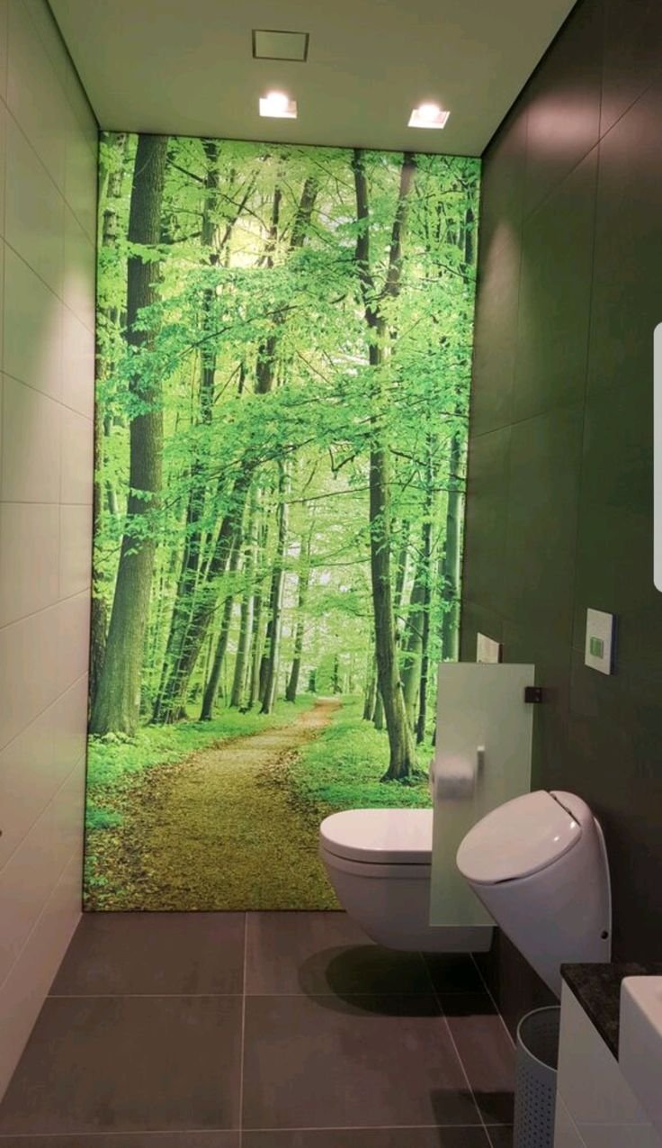 Декор туалетной комнаты