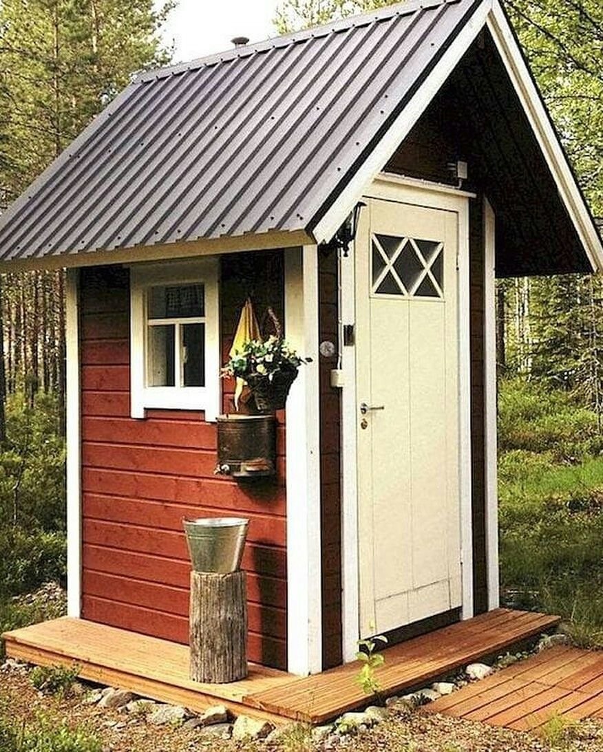 Туалетный домик для дачи