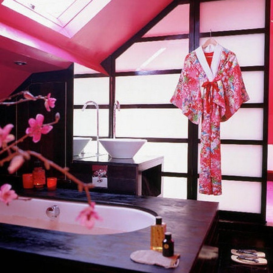 Ванная комната в китайском стиле