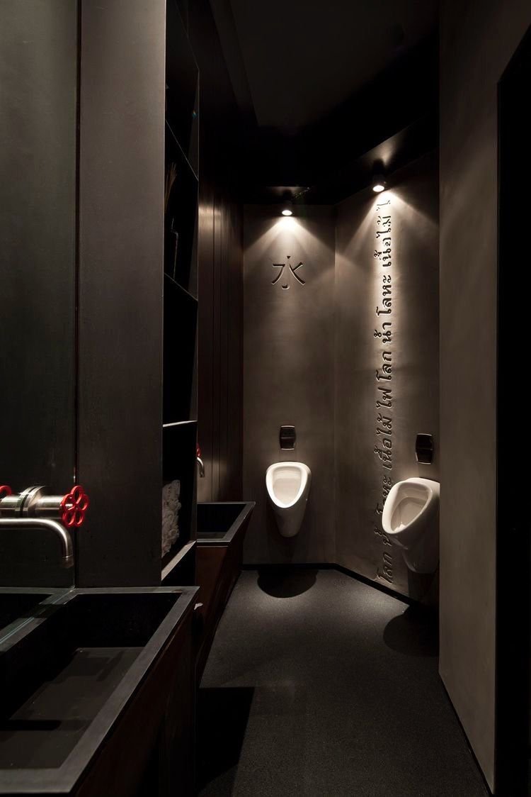 туалет в кафе дизайн