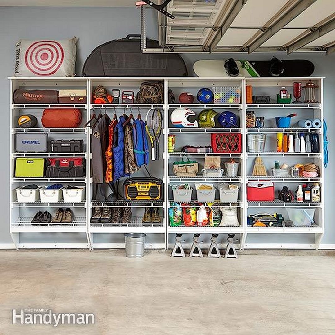 Стеллажные системы хранения для гаража
