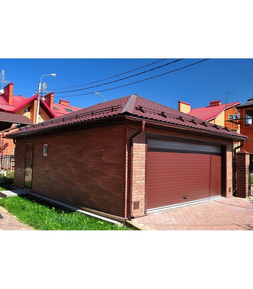 Гараж из камня