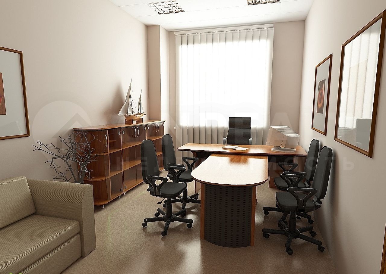 Расстановка мебели в кабинете начальника