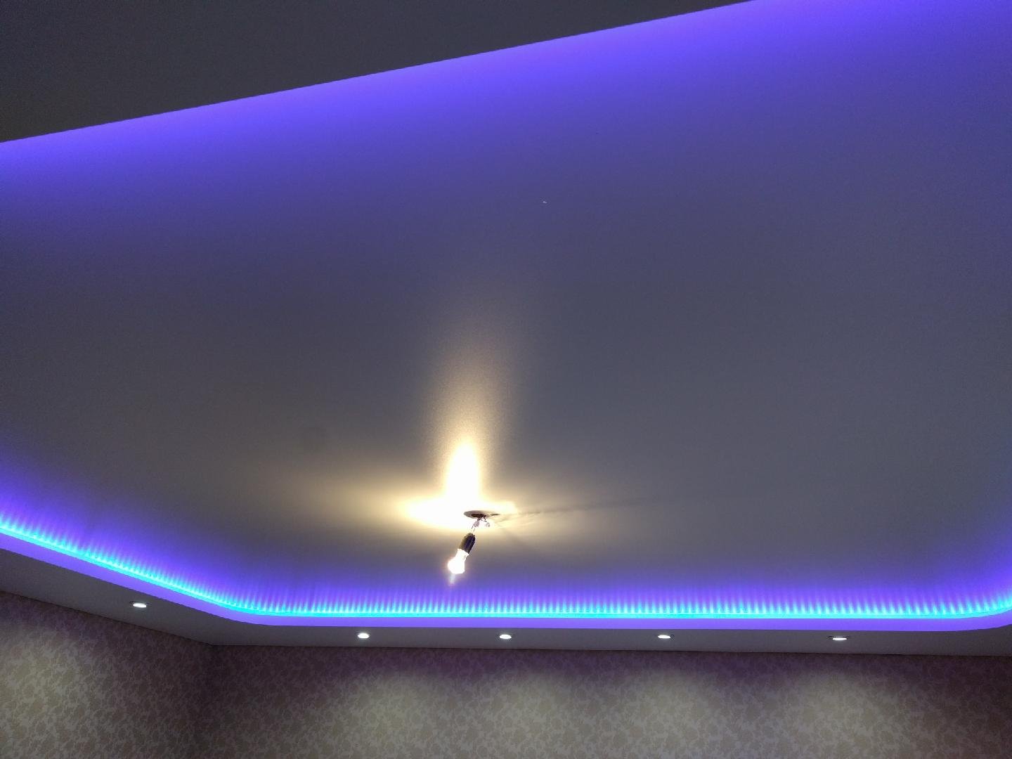  потолок с подсветкой по периметру (143 фото)