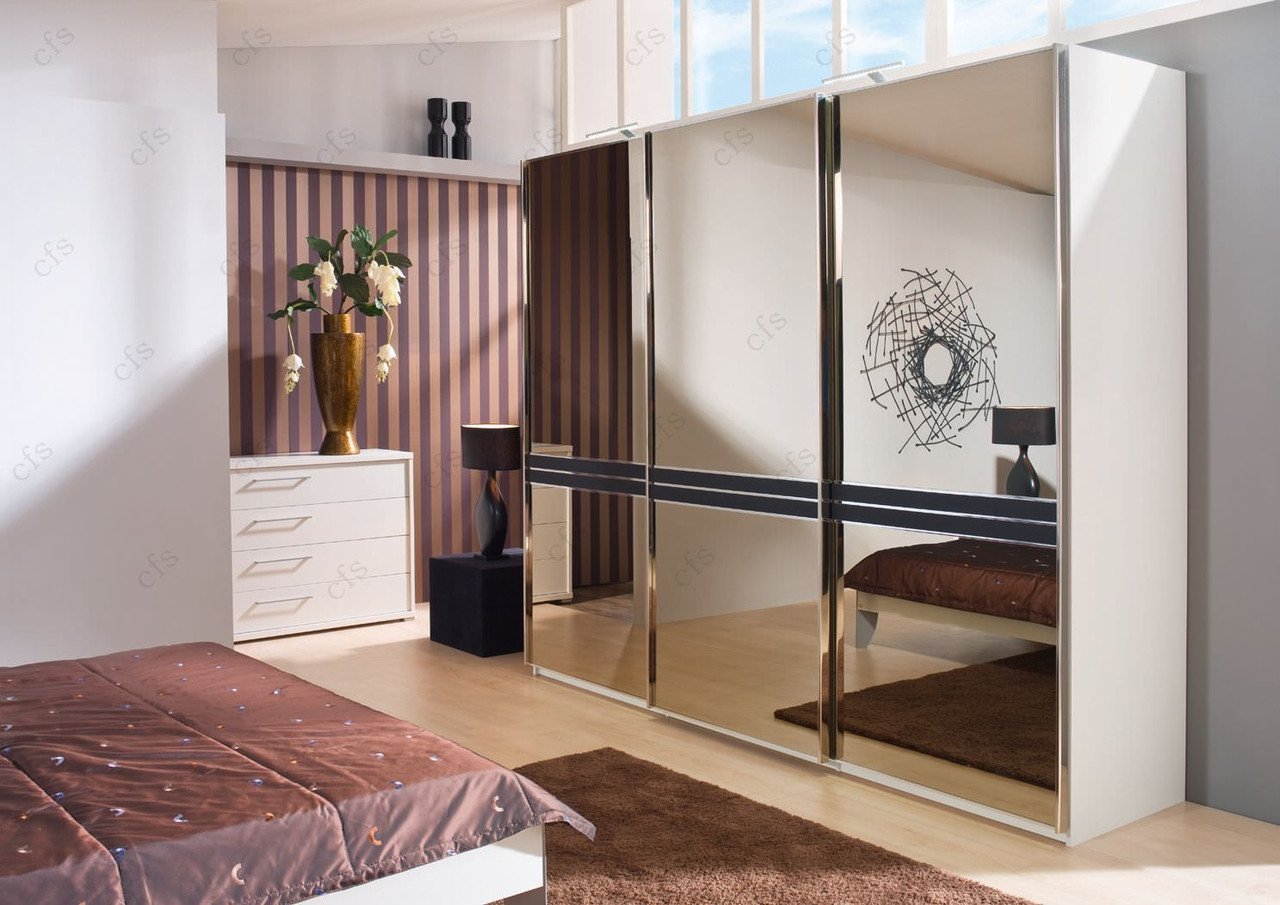 Дизайн шкафов с зеркалами
