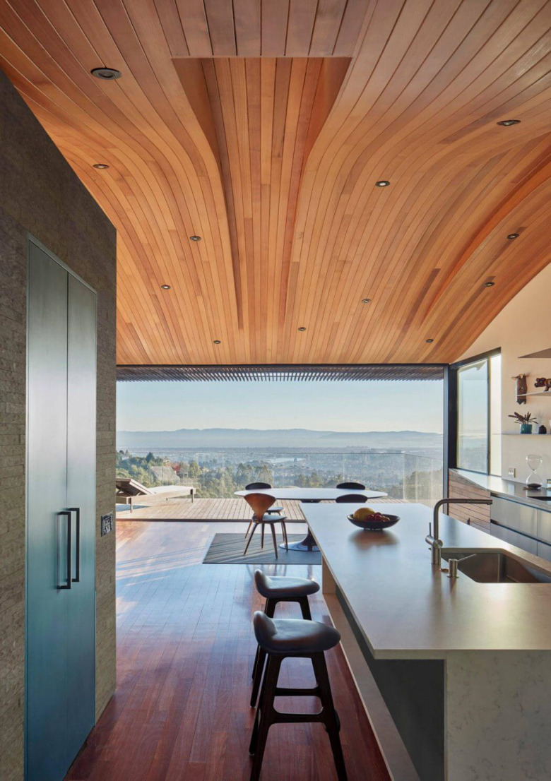 Современные деревянные потолки