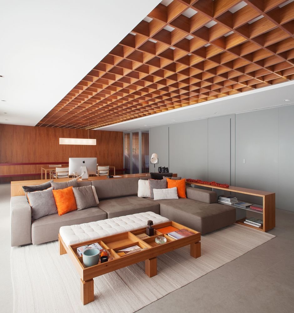 Дизайнерские деревянные потолки