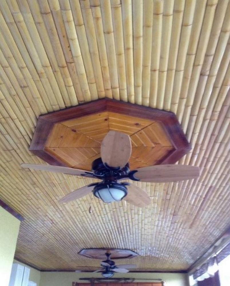 Бамбуковые панели для потолка