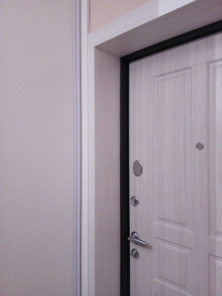Металлическая дверь с г образным наличником