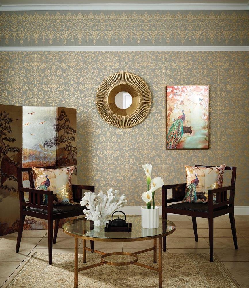 Обои Arthouse Eastern Alchemy в интерьере
