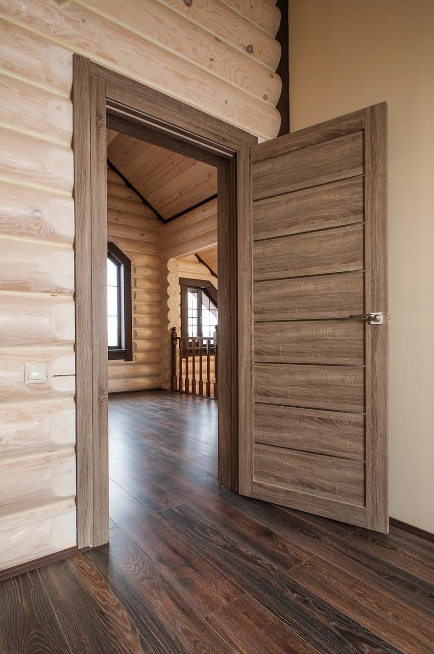 Межкомнатные двери в деревянном доме