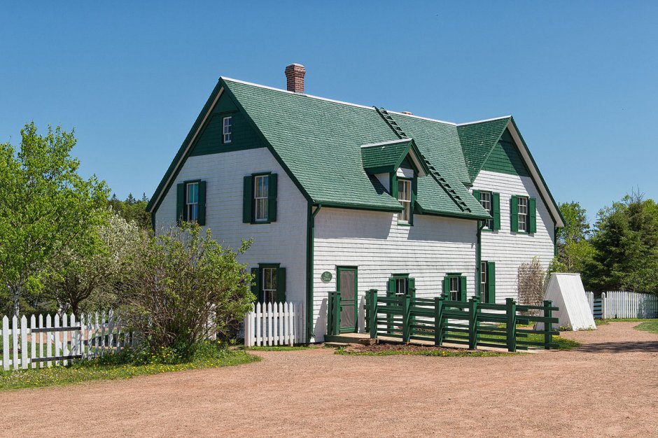 Шарлоттаун Канада дом с зелеными крышами