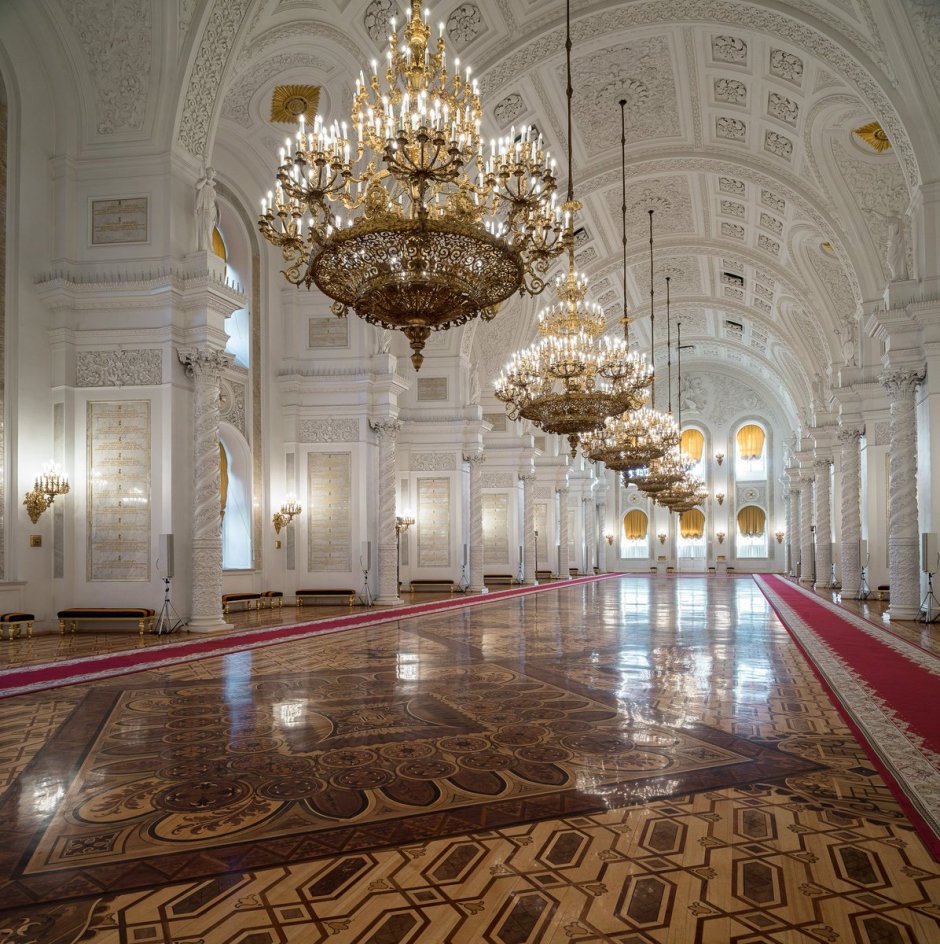Большой Кремлёвский дворец Московский Кремль Екатерининский зал