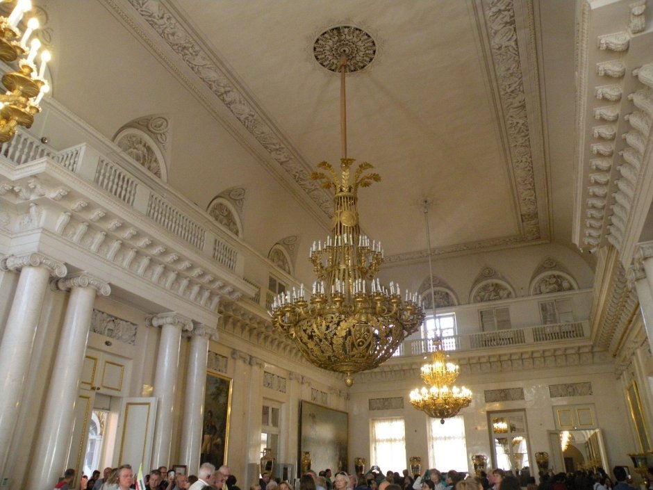 Зимний дворец Санкт-Петербург белый зал