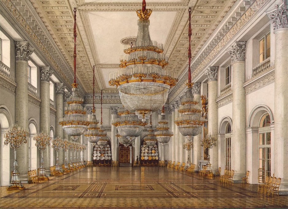 Зимний дворец Санкт-Петербург внутри Тронный зал