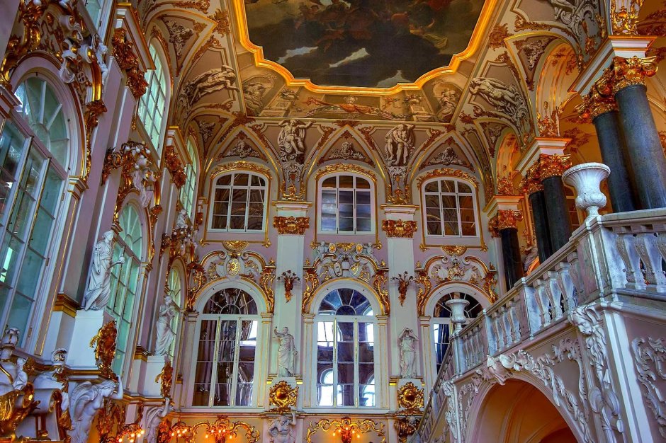 Санкт-Петербург Эрмитаж зимний дворец внутри
